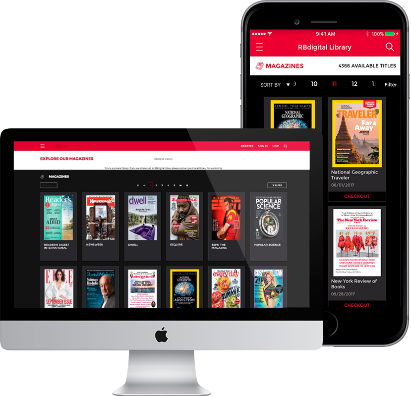 zinio digital magazine library